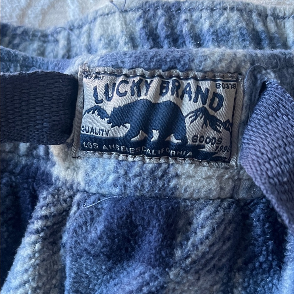 Lucky Brand Blue Plaid Sleepwear